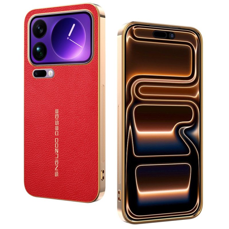 Skal Xiaomi 17 Pro Max Reptålig Litchistruktur