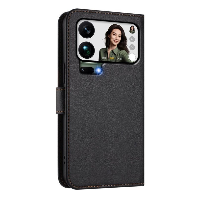 Skyddsfodral Xiaomi 17 Pro Max Enkel Lädereffekt