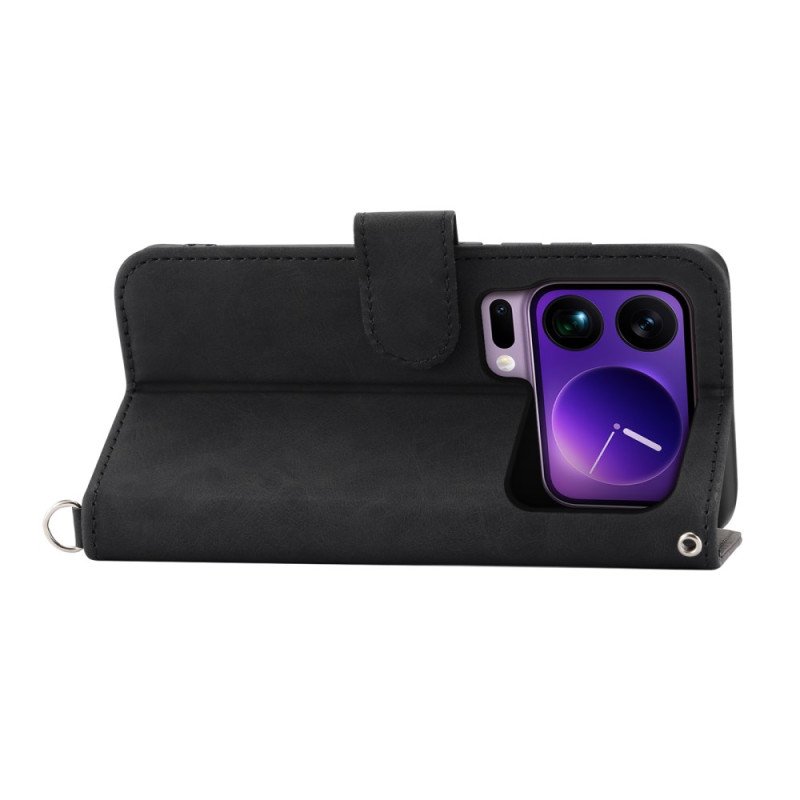 Skyddsfodral Xiaomi 17 Pro Max Spets Med Rem Och Axelrem