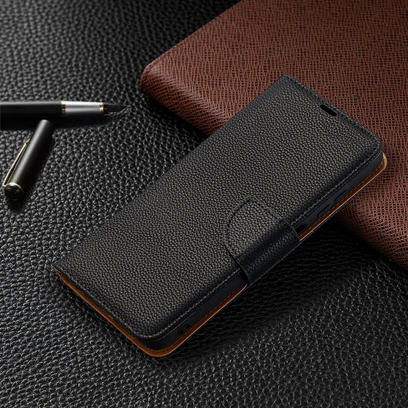 Fodral Poco X3 / X3 Pro / X3 NFC Folio-fodral Litchi Rabat Oblique