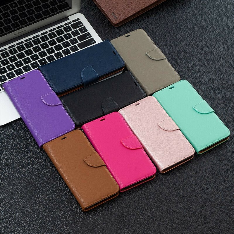 Fodral Poco X3 / X3 Pro / X3 NFC Folio-fodral Litchi Rabat Oblique