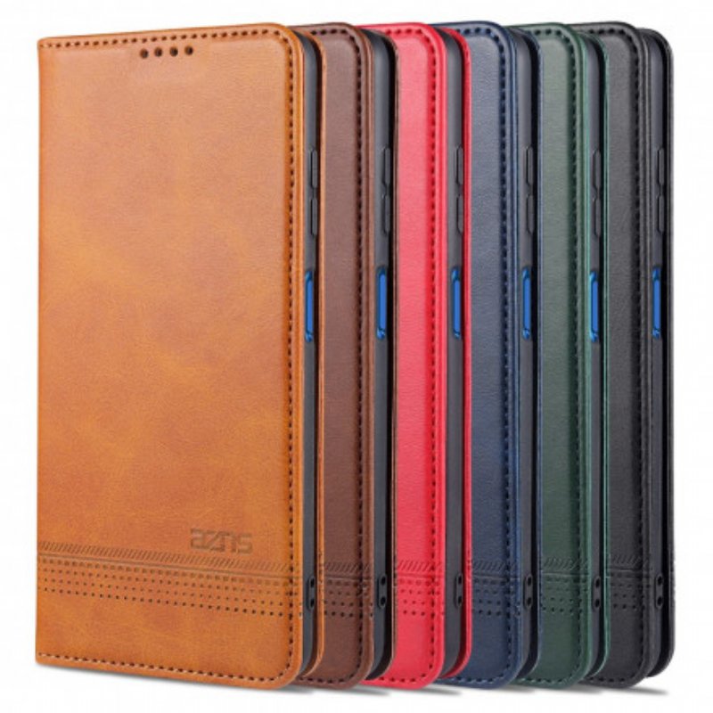 Folio-fodral Poco X3 / X3 Pro / X3 NFC Läderfodral Azns Läder Styling