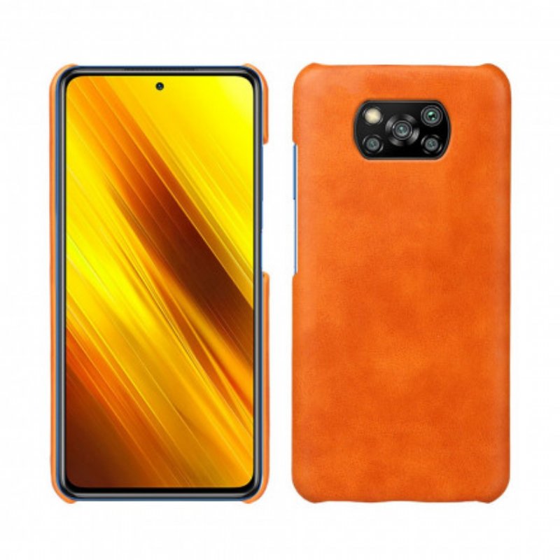 Mobilskal Poco X3 / X3 Pro / X3 NFC Ksq Lädereffekt