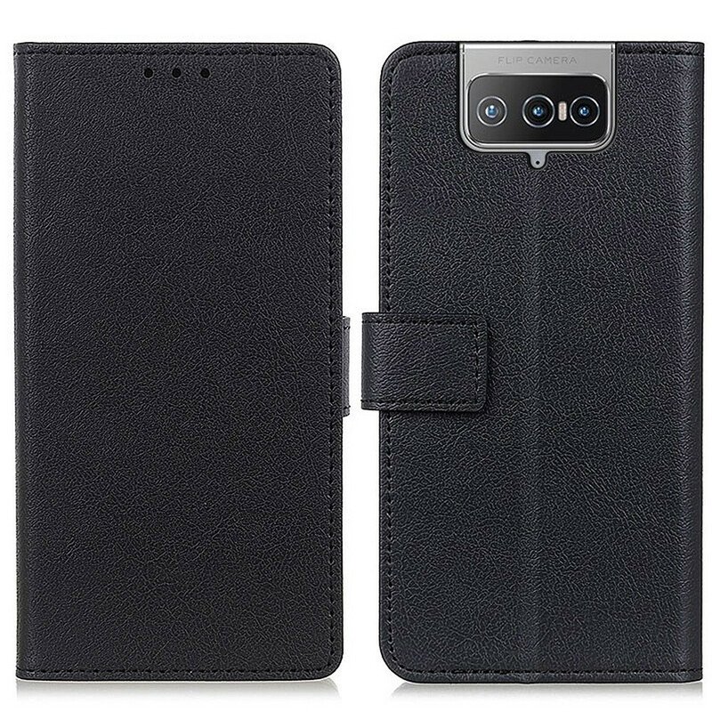 Folio-fodral Folio-fodral Asus Zenfone 8 Flip Läderfodral Klassisk Faux Leather Flip
