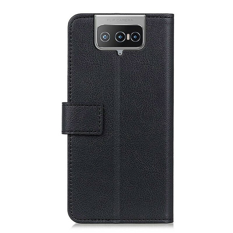 Folio-fodral Folio-fodral Asus Zenfone 8 Flip Läderfodral Klassisk Faux Leather Flip
