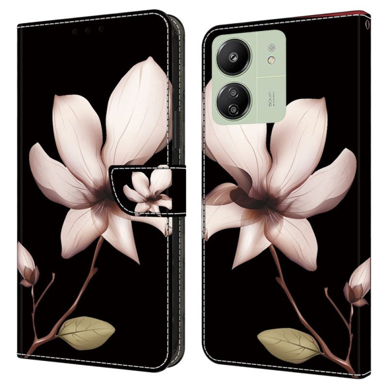 Fodral För Poco C65 Rosa Blomma