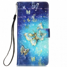 Fodral Xiaomi Redmi Note 11 Pro Plus 5G Gyllene Fjärilar