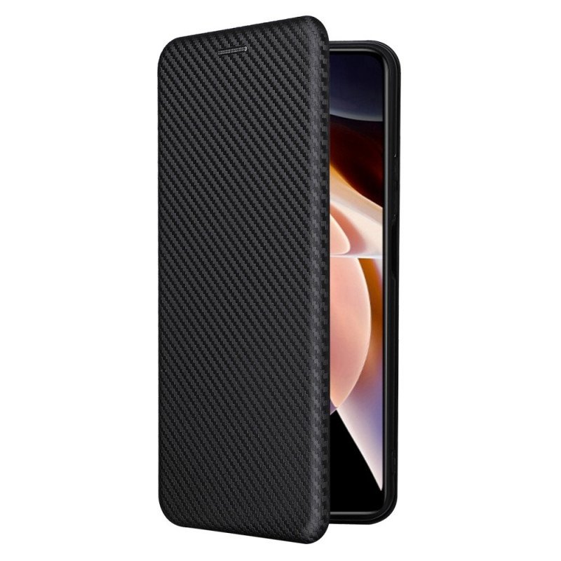 Folio-fodral Xiaomi Redmi Note 11 Pro Plus 5G Läderfodral Färgad Kolsilikon