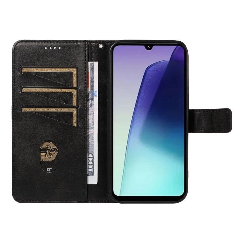 Fodral För Poco C75 Tvåfärgade Ränder