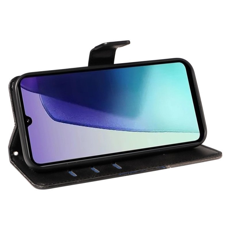 Fodral För Poco C75 Tvåfärgade Ränder