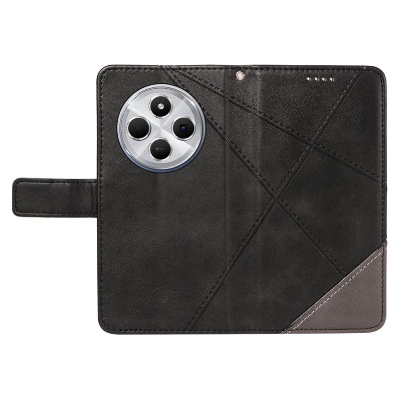 Fodral För Poco C75 Tvåfärgade Ränder