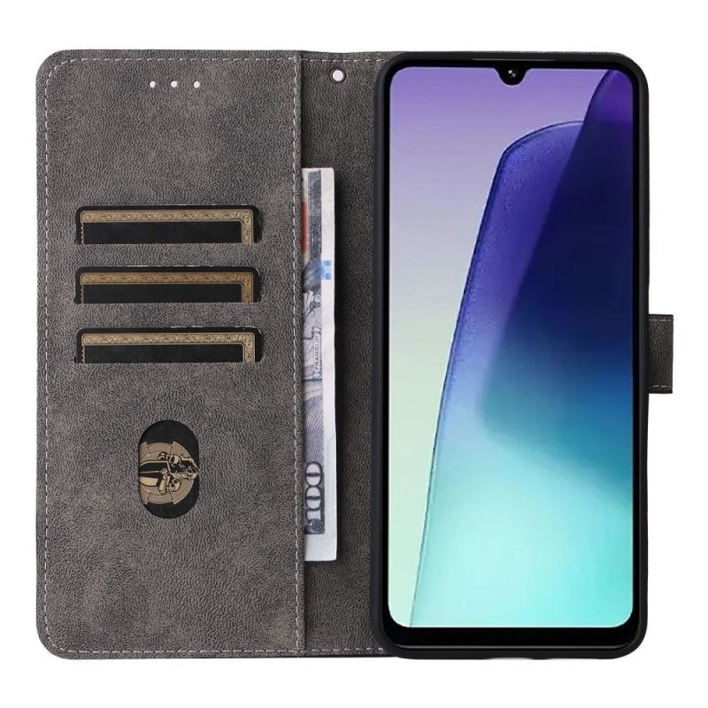 Fodral Poco C75 Rfid-blockering I Mockaeffekt Med Rem