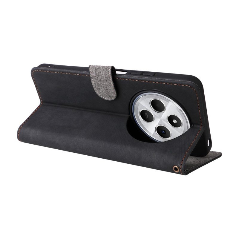 Fodral Poco C75 Rfid-blockering I Mockaeffekt Med Rem