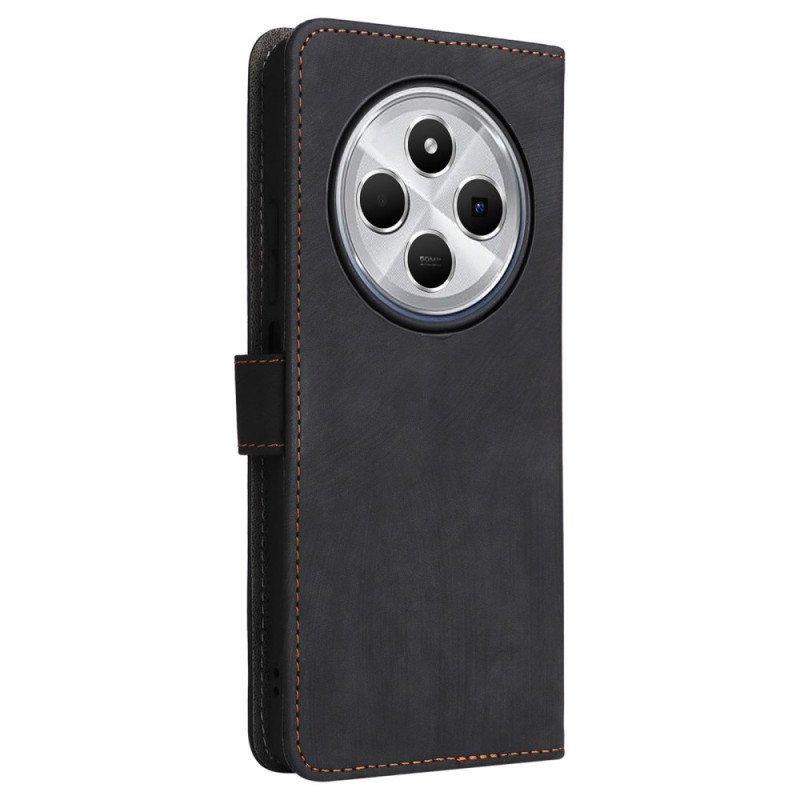 Fodral Poco C75 Rfid-blockering I Mockaeffekt Med Rem