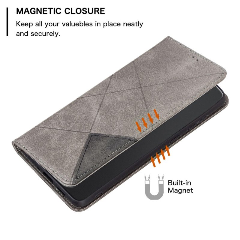 Folio-fodral Poco C75 Geometrisk Binfen-färg