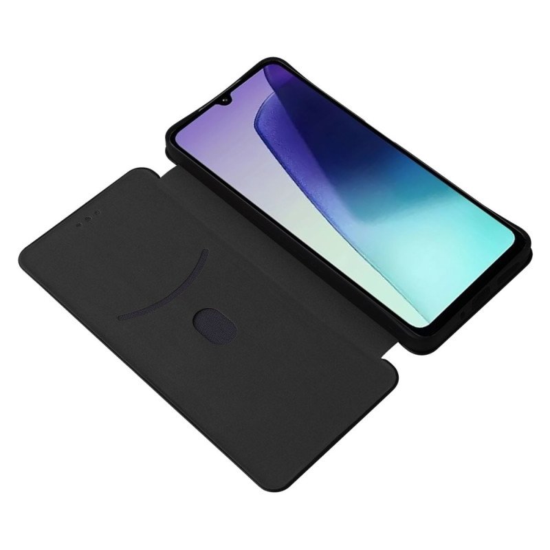 Folio-fodral Poco C75 Kolfibertextur