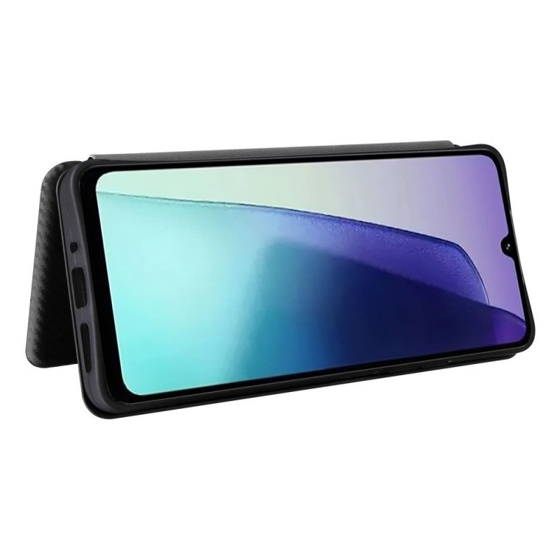 Folio-fodral Poco C75 Kolfibertextur