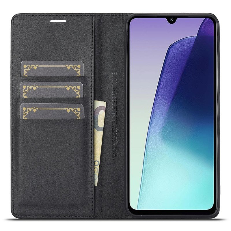 Folio-fodral Poco C75 Kolfibertextur