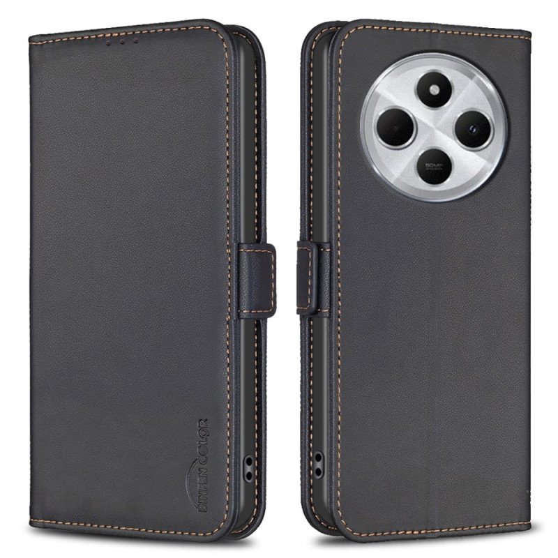 Läderfodral Poco C75 Telefonfodral Binfen-färg