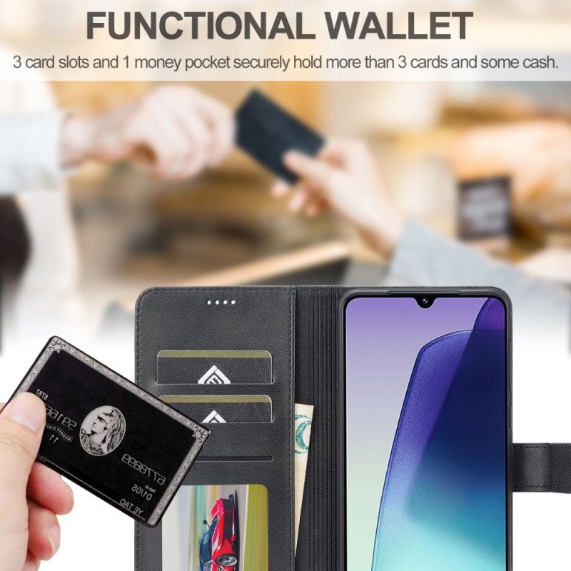 Läderfodral Poco C75 Telefonfodral Lc.imeeke