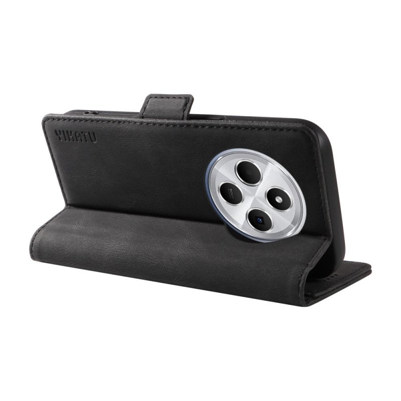 Läderskal Fodral Poco C75 Mockaeffekt Yikatu