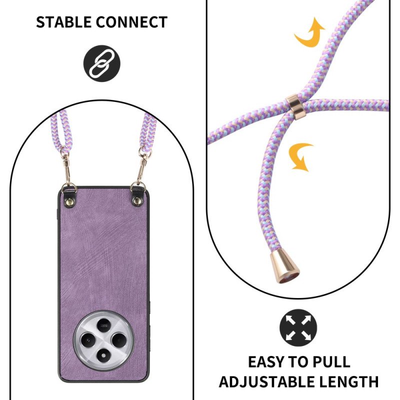 Skal För Poco C75 Retro Lädereffekt
