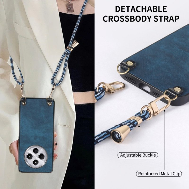 Skal För Poco C75 Retro Lädereffekt