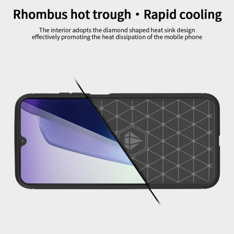 Skal Poco C75 Borstad Kolfiber Mofi