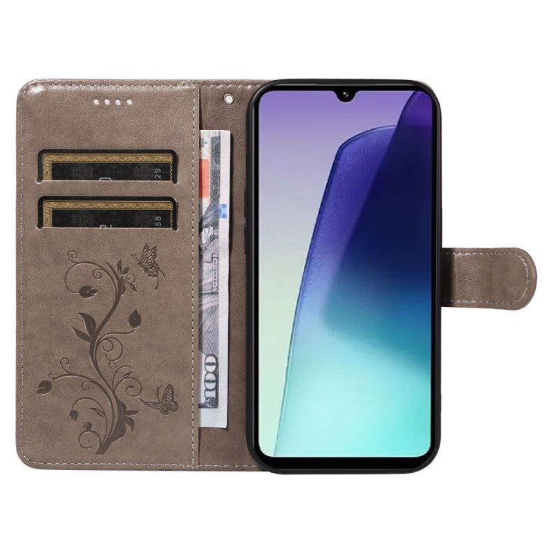 Skyddsfodral Poco C75 Blommönster Med Rem