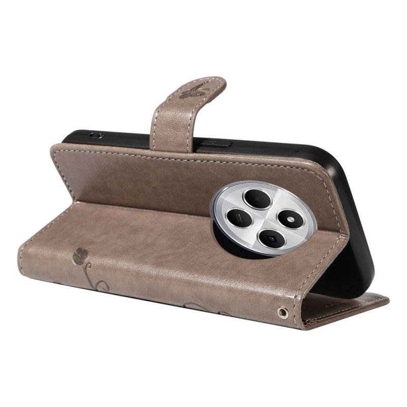 Skyddsfodral Poco C75 Blommönster Med Rem