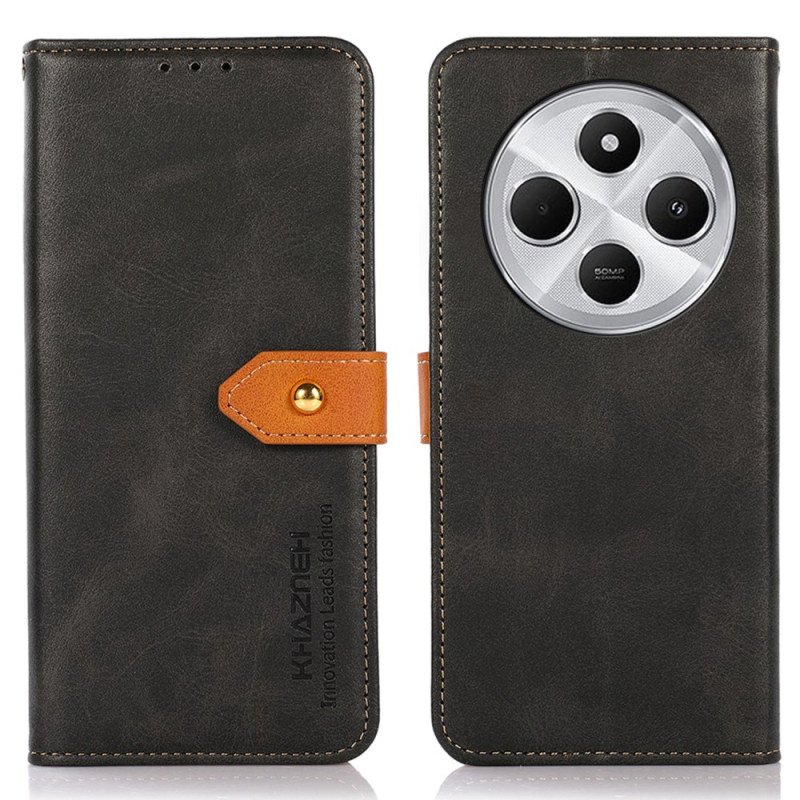 Skyddsfodral Poco C75 Guldknapp Khazneh