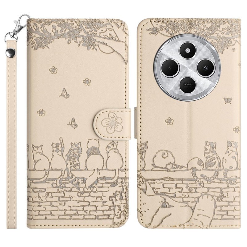 Skyddsfodral Poco C75 Katter Med Rem