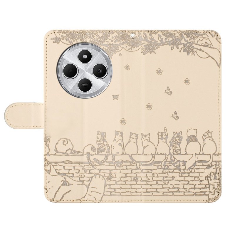 Skyddsfodral Poco C75 Katter Med Rem