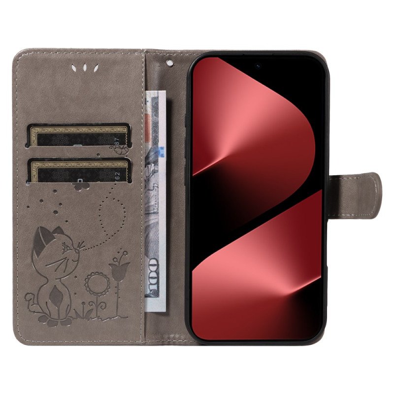 Skyddsfodral Huawei Pura 80 Pro Katt Och Bi