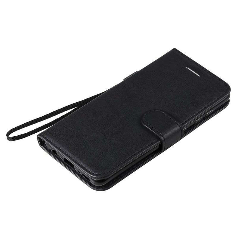 Läderfodral Samsung Galaxy A41 Med Kedjar Strappy Lädereffekt