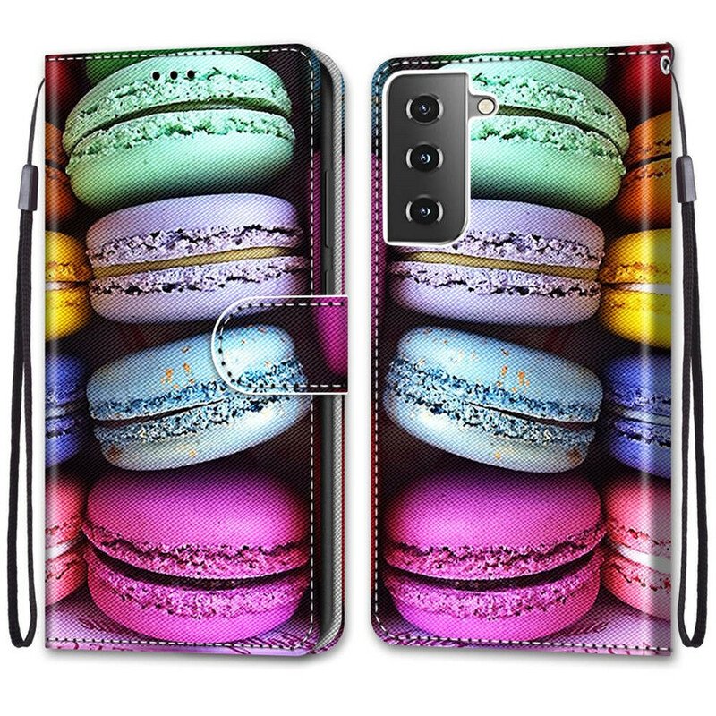 Fodral Samsung Galaxy S21 5G Macarons