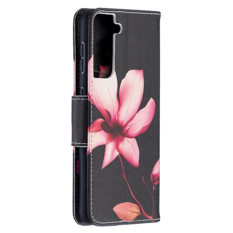Fodral Samsung Galaxy S21 5G Rosa Blomma