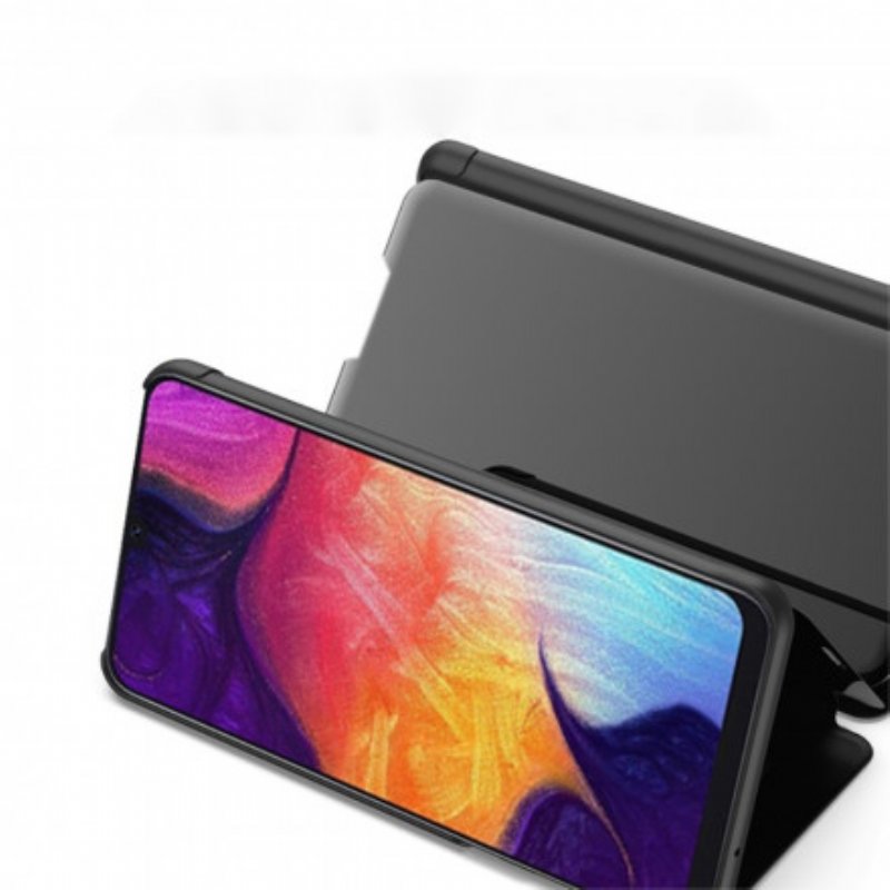 Folio-fodral Samsung Galaxy S21 5G Läderfodral Spegel