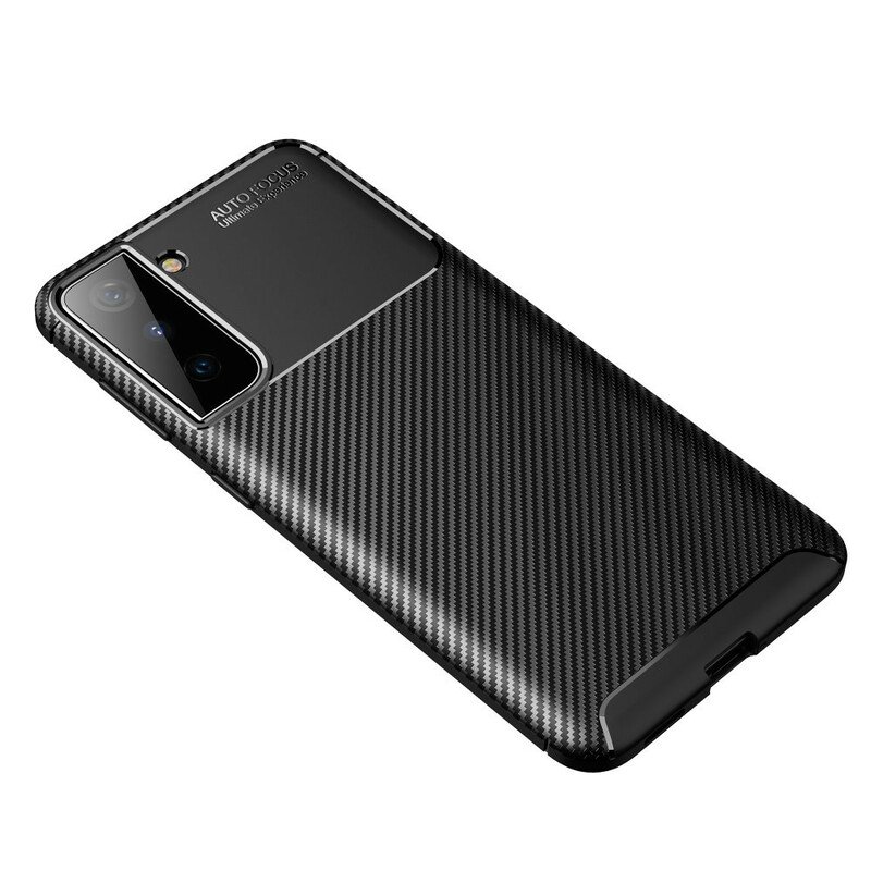 Skal Samsung Galaxy S21 5G Flexibel Kolfiberstruktur