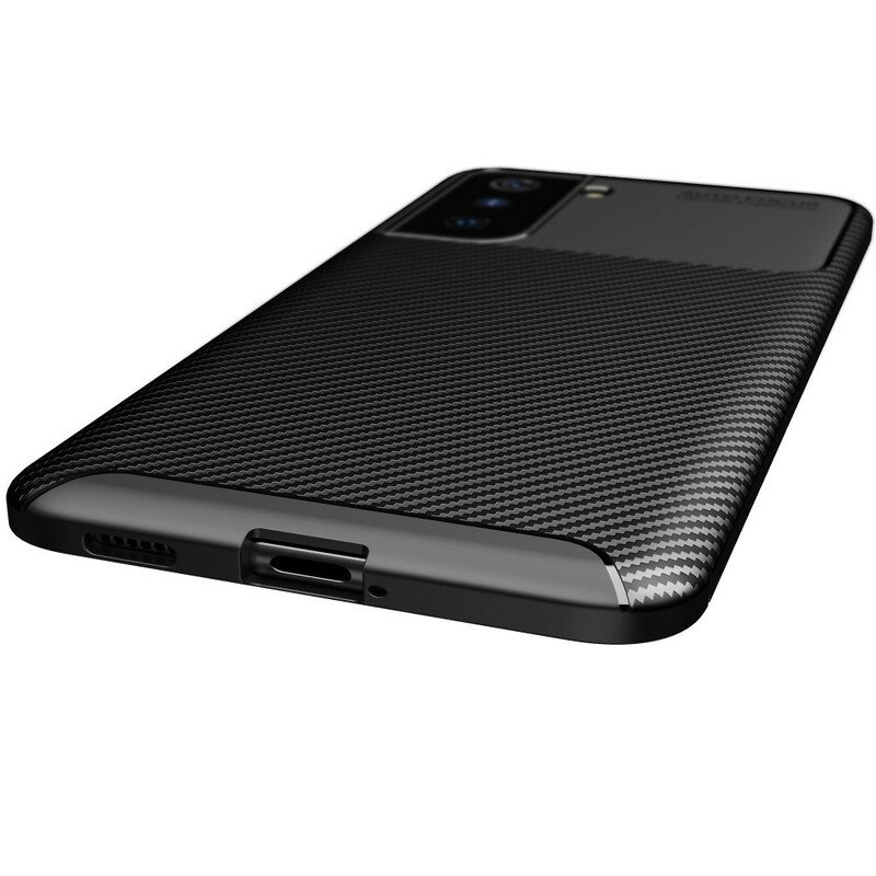 Skal Samsung Galaxy S21 5G Flexibel Kolfiberstruktur