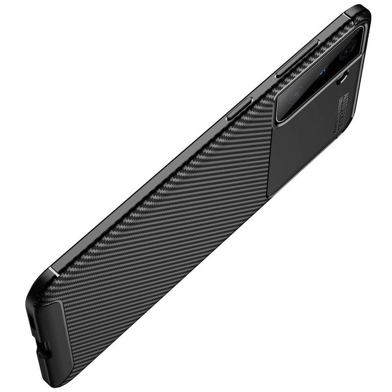 Skal Samsung Galaxy S21 5G Flexibel Kolfiberstruktur