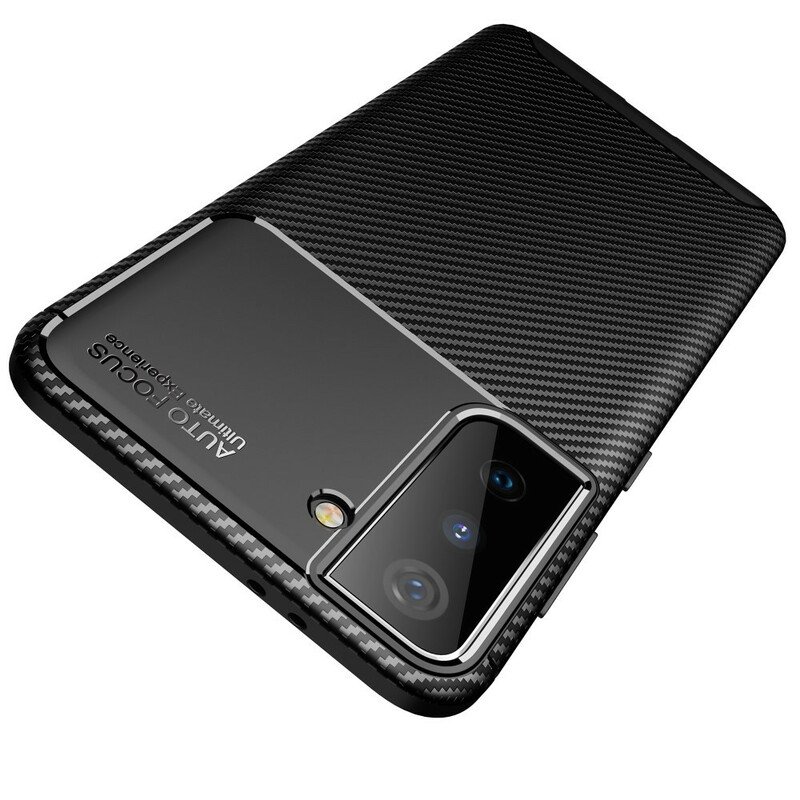 Skal Samsung Galaxy S21 5G Flexibel Kolfiberstruktur