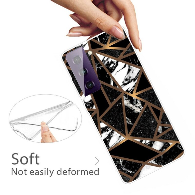Skal Samsung Galaxy S21 5G Geometrisk Marmor