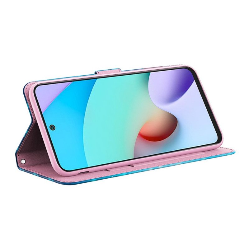 Fodral Poco M4 Pro 5G Blå Fjärilar