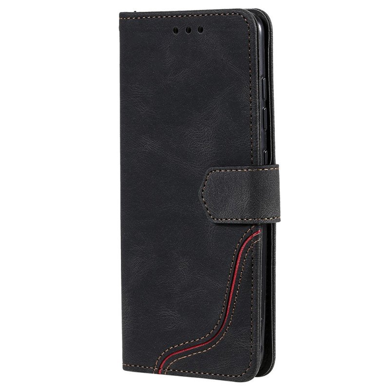 Fodral Poco M4 Pro 5G Skin-touch Split Läder