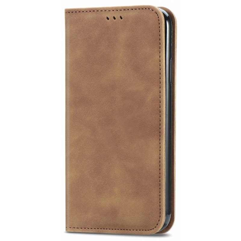 Folio-fodral Poco M4 Pro 5G Läderfodral Klassisk Skin-touch