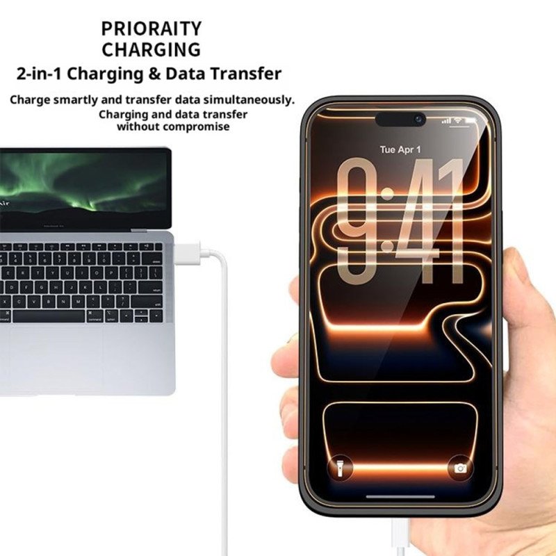 5000mah Externt Batterifodral För iPhone 17 Pro Med Inbyggt Stativ