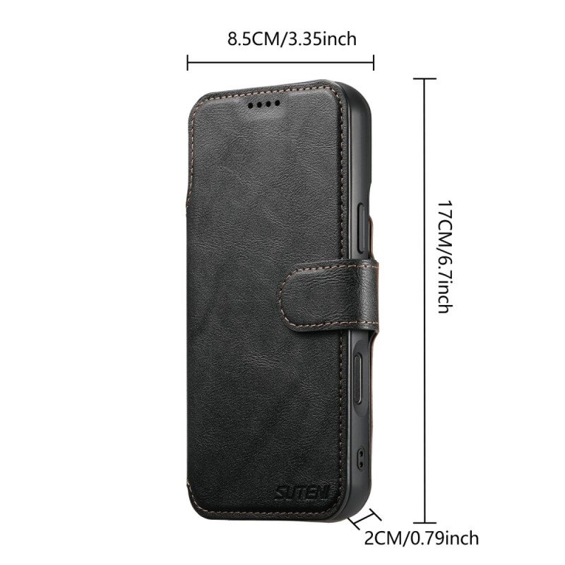 Fodral iPhone 17 Pro Magnetisk Med Retro Avtagbart Fodral