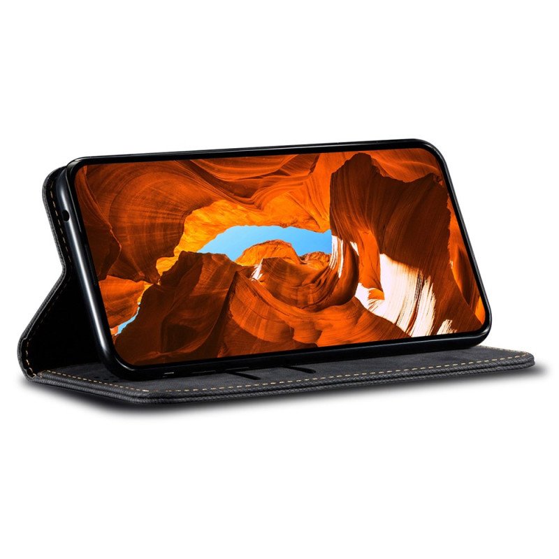 Folio-fodral iPhone 17 Pro Denimtyg