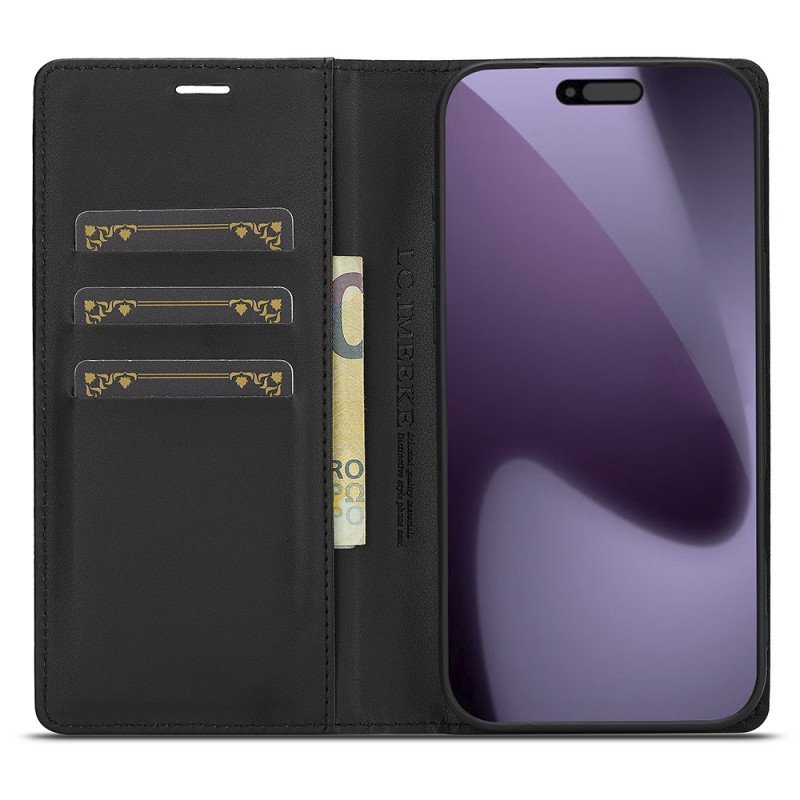 Folio-fodral iPhone 17 Pro Lc.imeeke Kolfiber